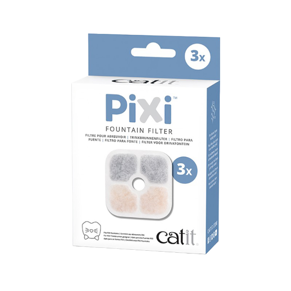 Catit Pixi Filtro De Repuesto Fuente - Pack De 3