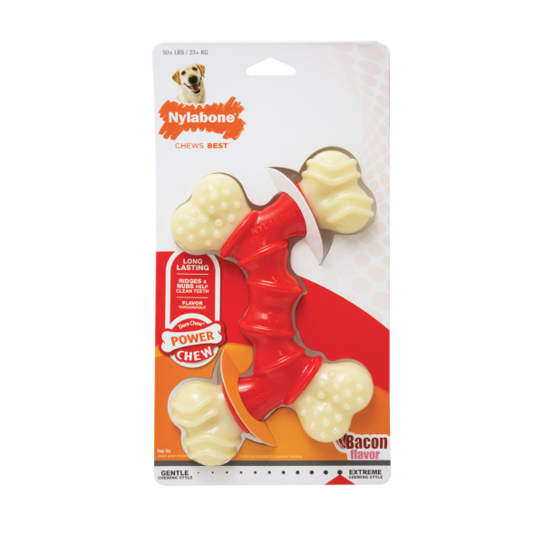 Nylabone - Hueso Cresta Sabor Tocineta +23Kg