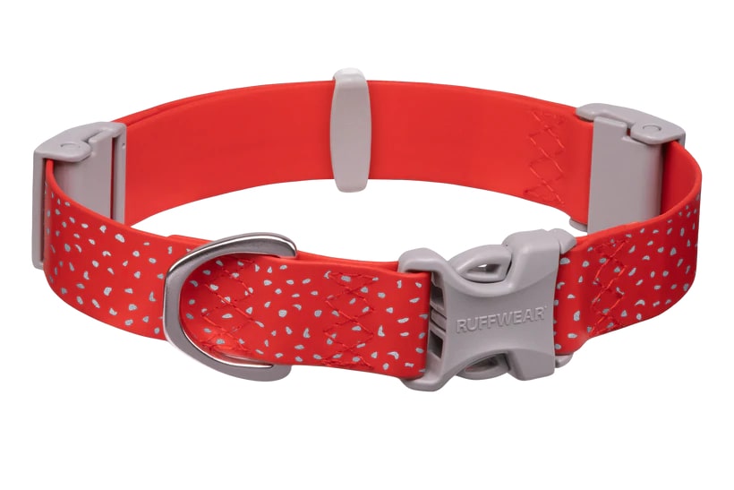 Ruffwear Confluence Waterproof Dog Collar - Red Sumac