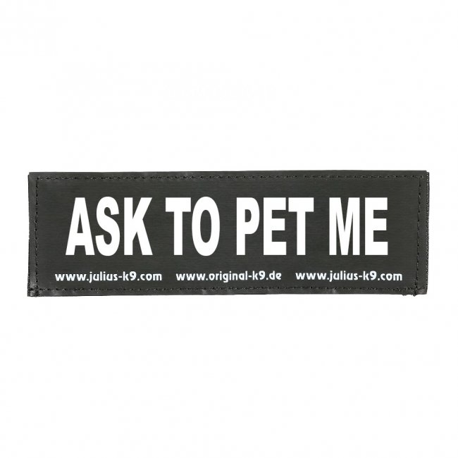 Archivado -Juliusk9 Parche Ask To Pet Me