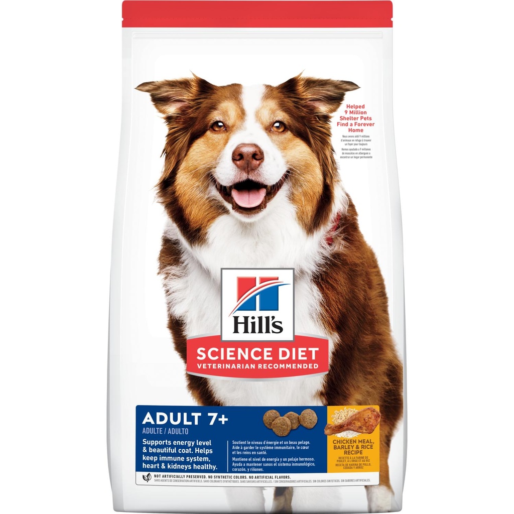 Hill´s Science Diet Adult 7+ Chicken Meal, Barley & Rice Recipe Dog Food