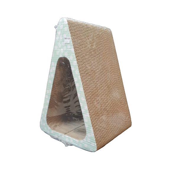 Aiko Pets Rascador Carton Cabaña 23.5*26*36.5Cm