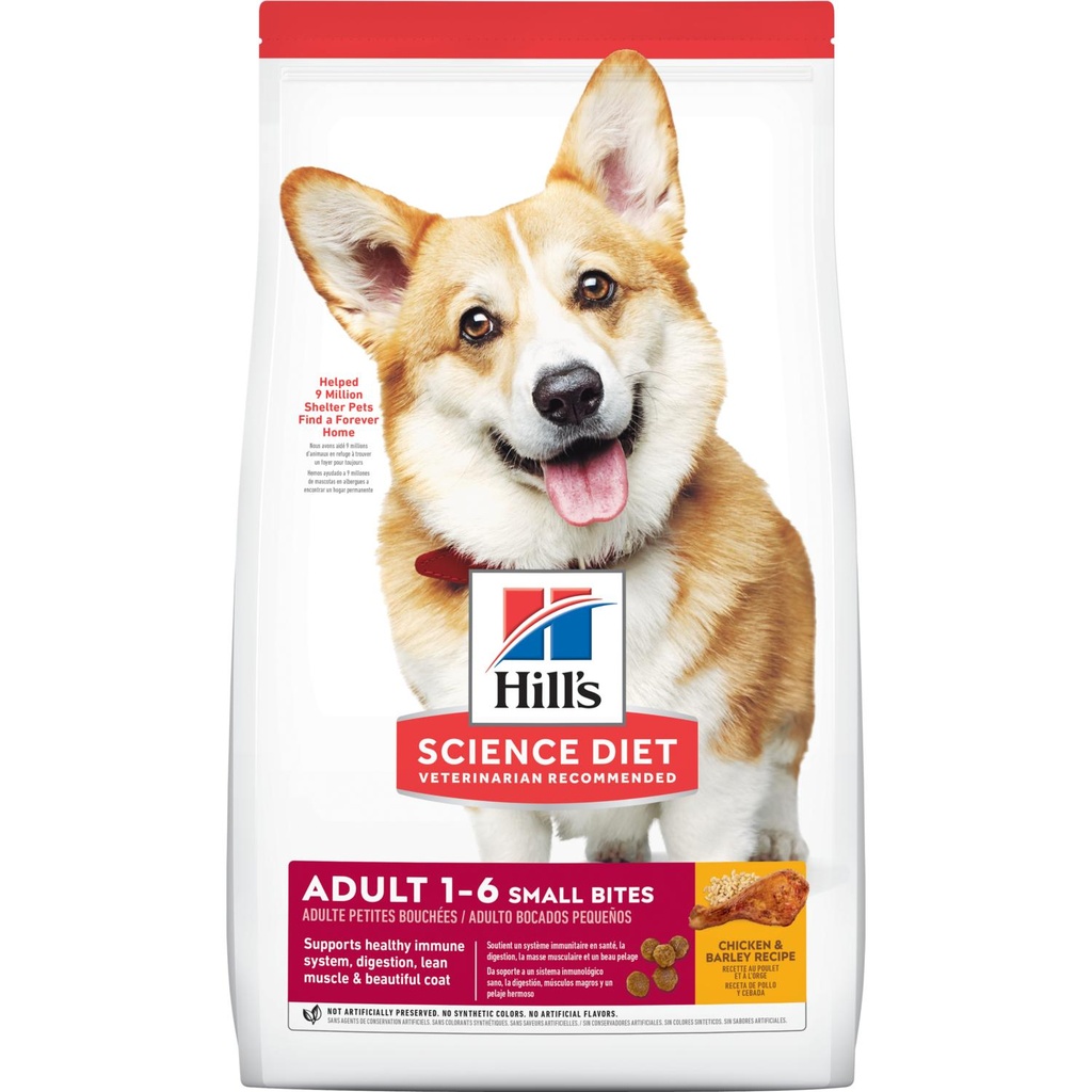 Hill´s Science Diet Adult Small Bites Chicken & Barley Recipe Dog Food