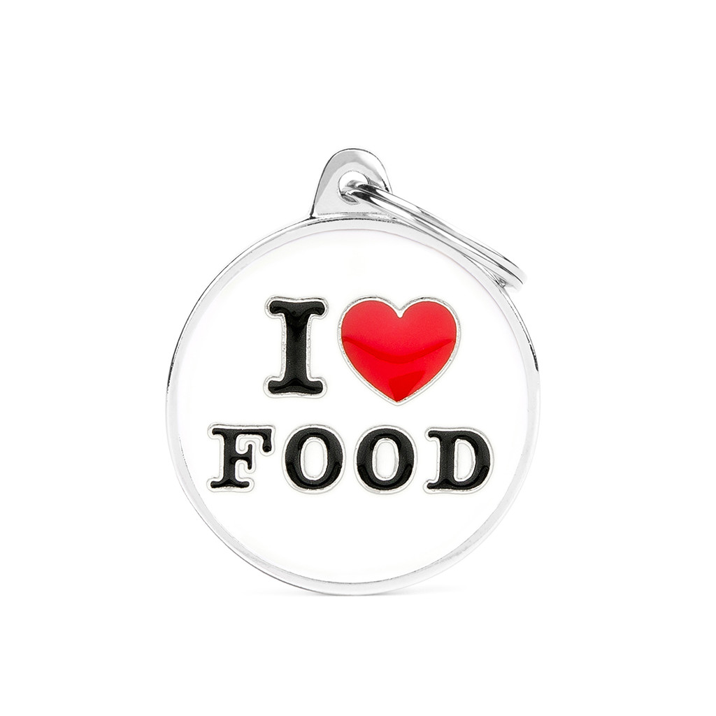 Myfamily Placa "I Love Food"