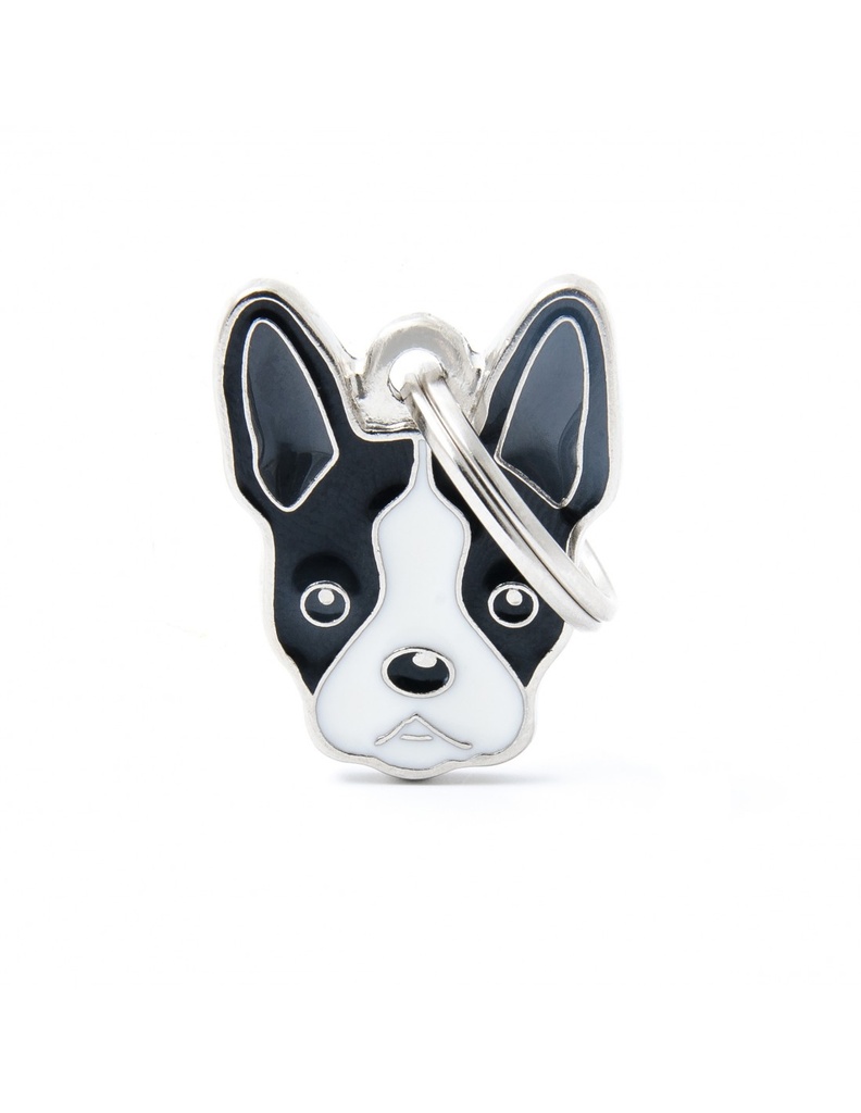 Myfamily Placa Boston Terrier