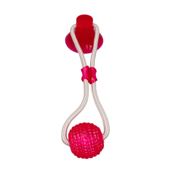 Aiko Pets Juguete Con Ventoza Rubber Chew Ball