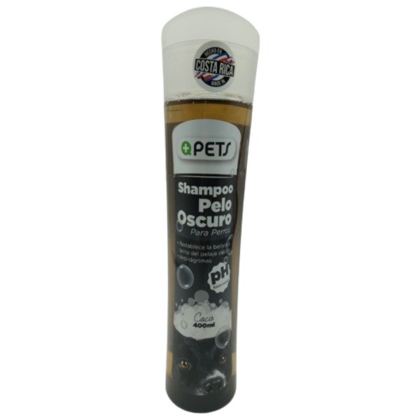+Qpets Shampoo Pelo Oscuro 400ml