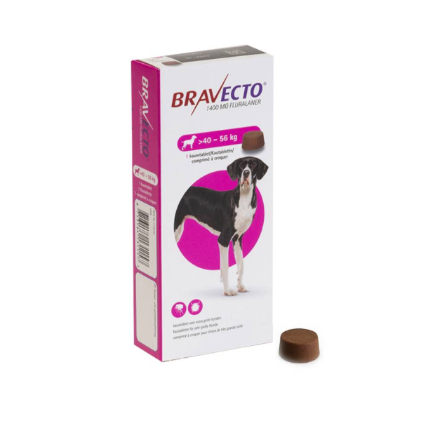 Bravecto 40kg a 56kg - Morada