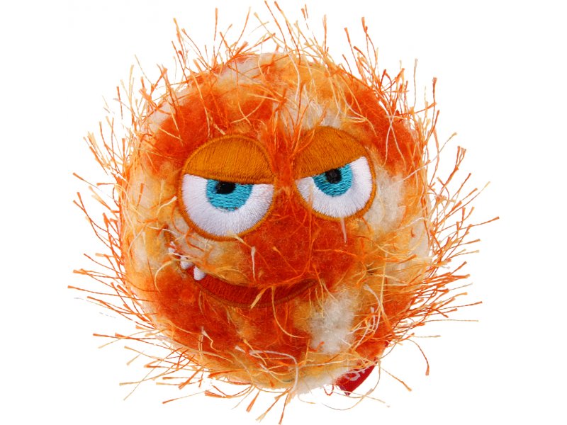 Gigwi Medium Crazy Ball Plush Friendz With Rubber Ball And Squeaker