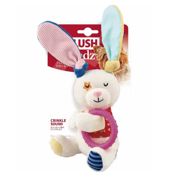 Gigwi Plush Friendz With Squeaker Rabbit