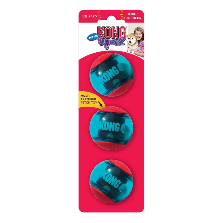 Archivado -Kong Squeezz Action Ball Red