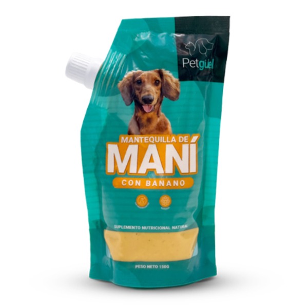 Petgüel Mantequilla de Maní con Banano 150g
