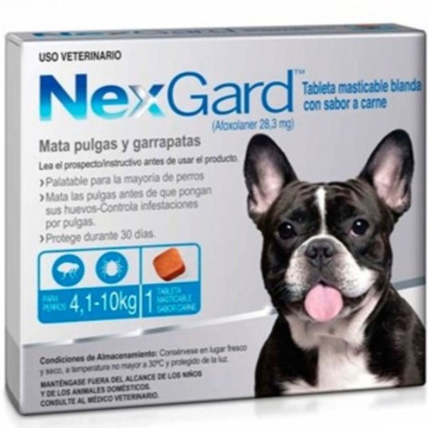 Nexgard 4.1kg a 10kg - Azul