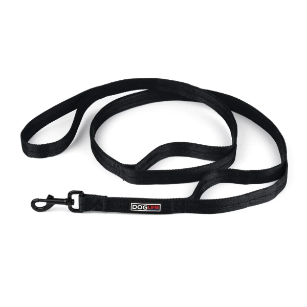 Dogline Nylon Double Ply Multi Handle Leash 4Ft