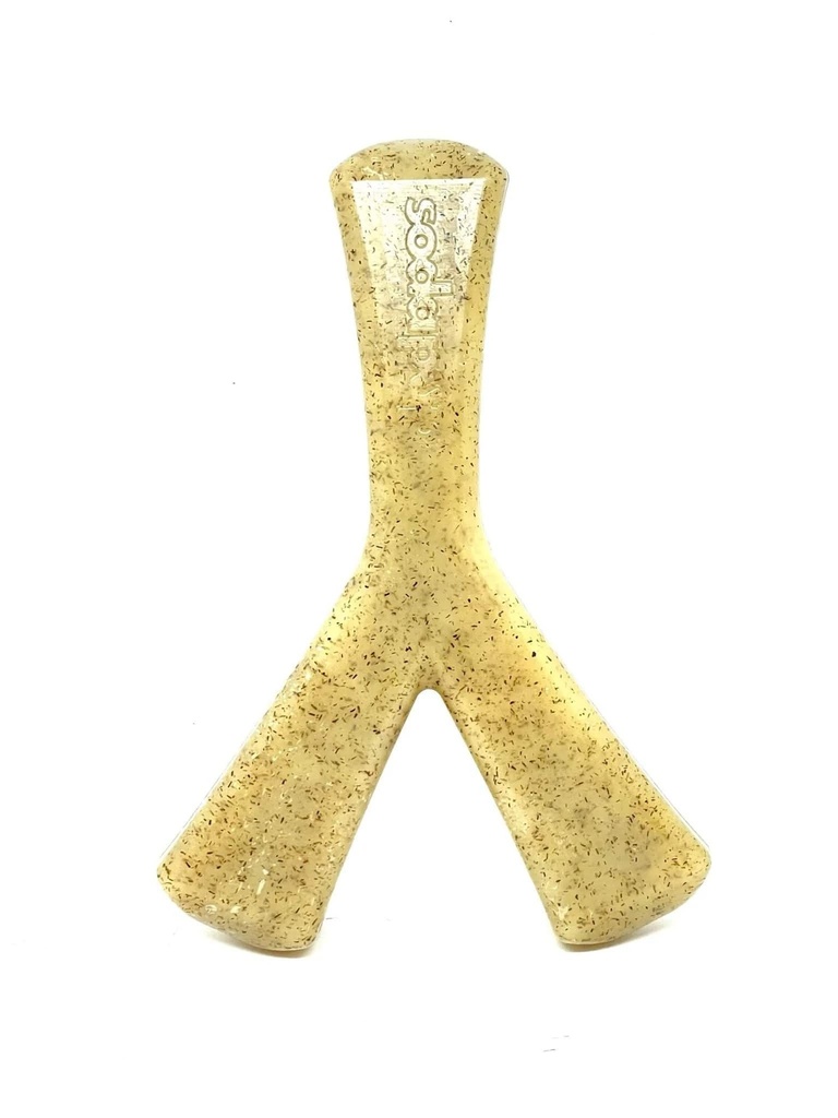 Sodapup Mod Wishbone Ultra Durable Nylon Dog Chew Toy For Aggressive Chewers - Brown