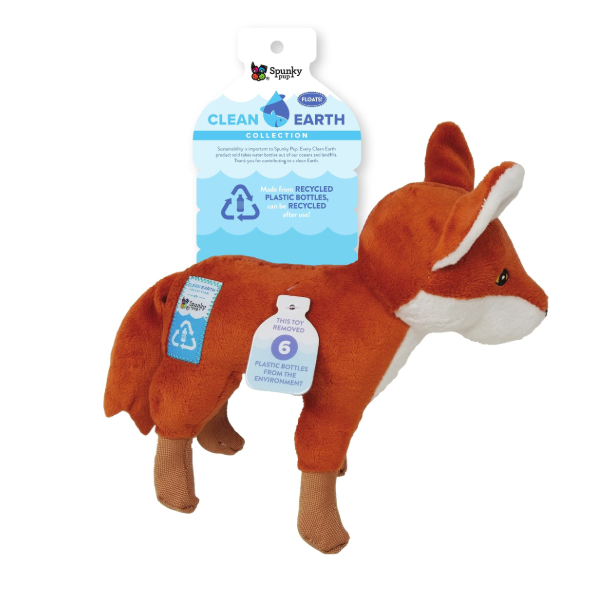 SpunkyPup -Clean Earth Plush Fox