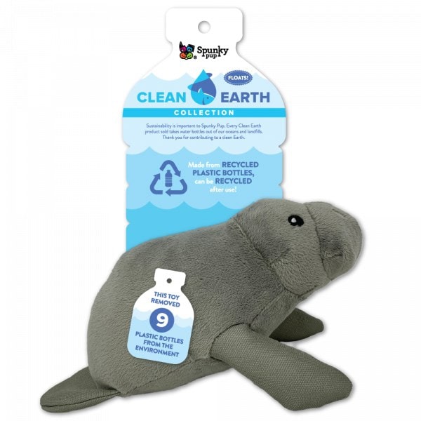 SpunkyPup -Clean Earth Plush Manatee