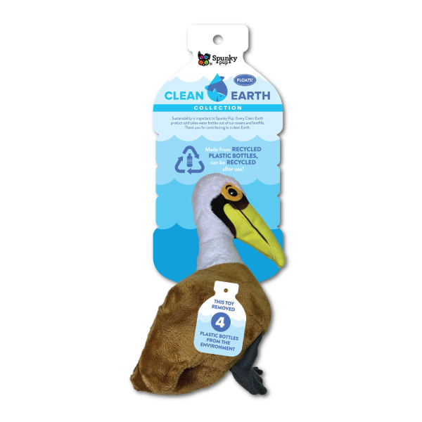 SpunkyPup -Clean Earth Plush Pelicano