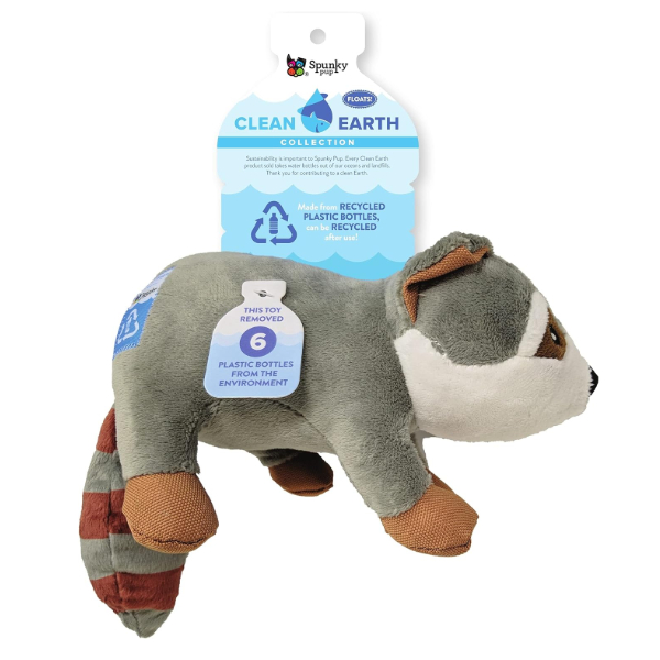 SpunkyPup -Clean Earth Plush Raccon