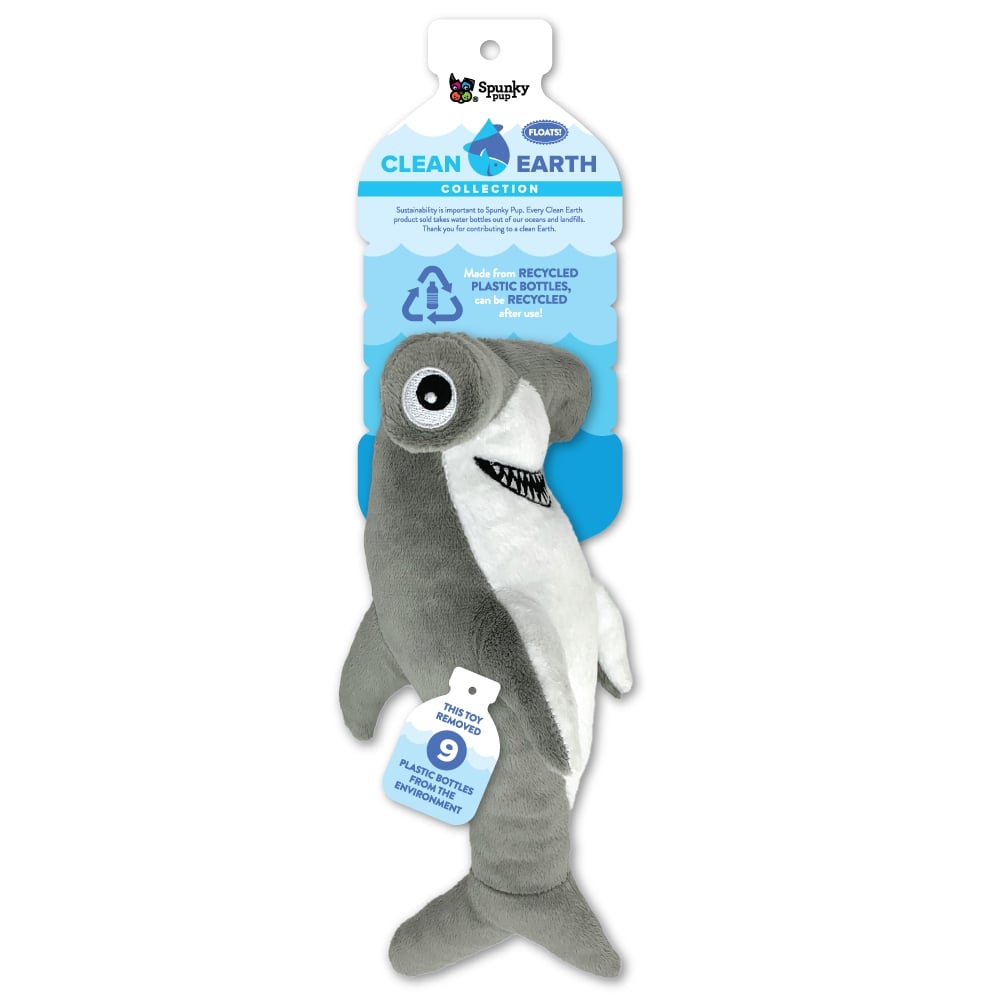 SpunkyPup -Clean Earth Plush Shark