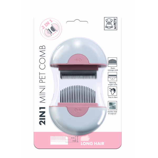 M-Pets Peine Mini Pet 2en1