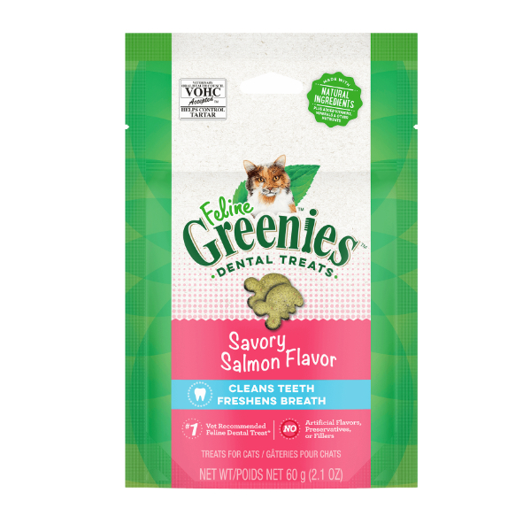 Greenies Dental Treats Feline Salmon 60g
