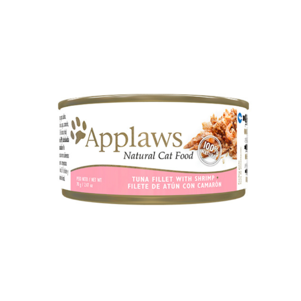 Applaws Natural Alimento Húmedo De Atun Con Camarones 70g