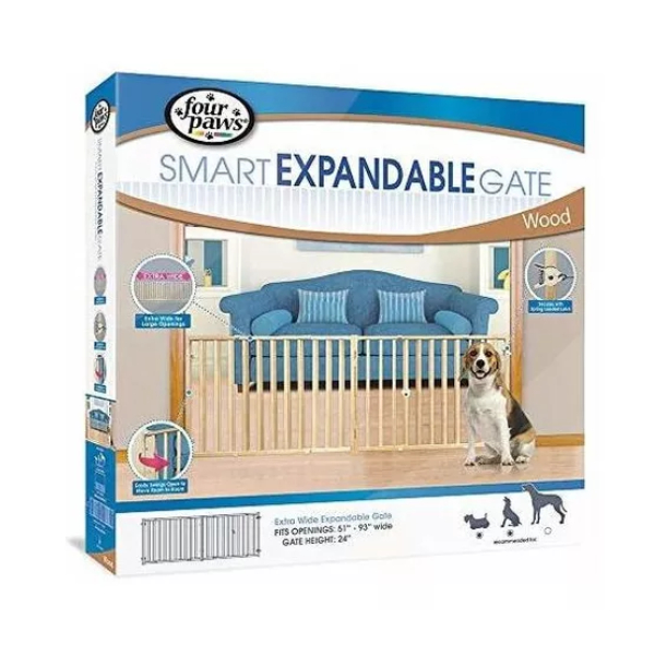 Four Paws Baranda Para Puerta 51-93x24"