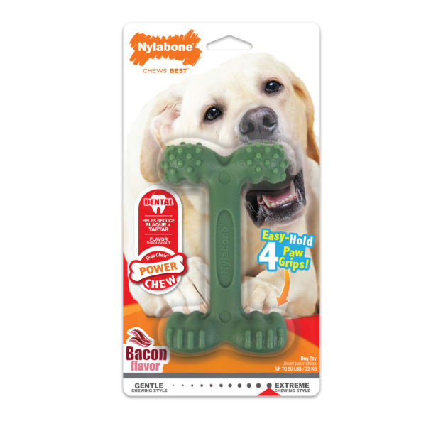 Nylabone - Hueso Dental +23kg Sabor Tocineta