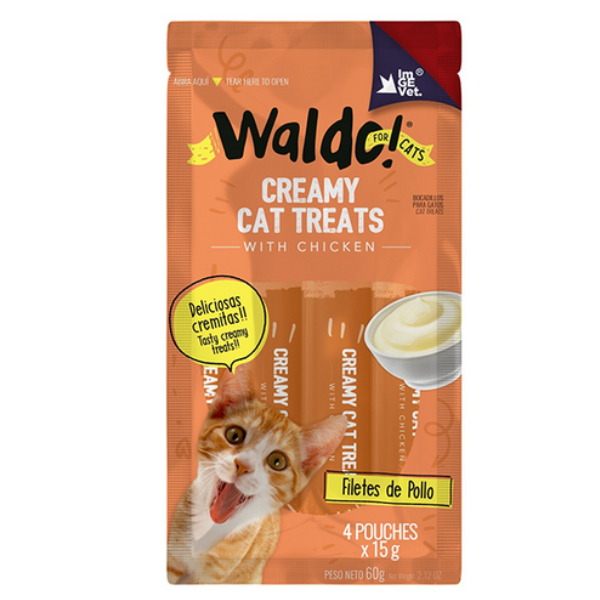 Waldo Creamy Cat Treats Filetes Pollo 60g