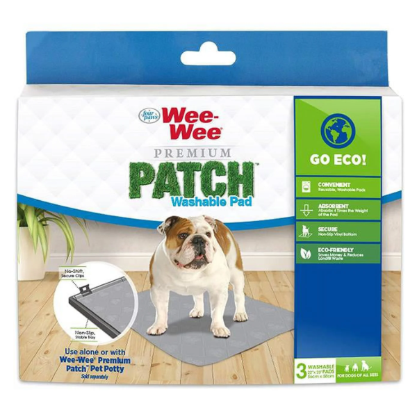 Archivado -FourPaws -Wee Wee Premiun Patch Lavable 3 Unidades