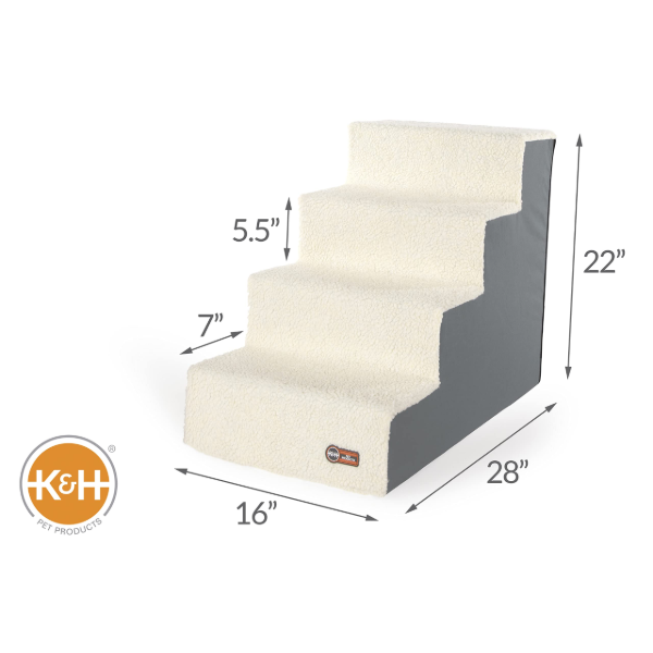 K&H -4Cffp Pet Escalera 4 Gy 16X28X22