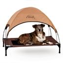 K&H -PCC3042 Toldo para Cama para Mascota Beige Grande