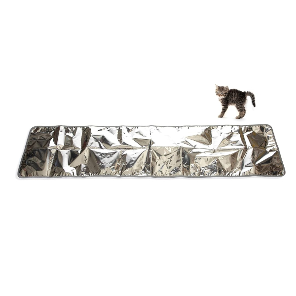 K&H -Tapete Disuasorio para Mascotas Plateado  72X18