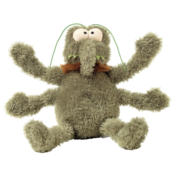 FuzzYard Peluche Toy - Neighborhood Nastie - Scratchy Green Flea