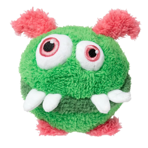 FuzzYard Peluche Dog Toy - Yardsters Peewee Green