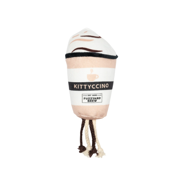 FuzzYard Peluche Cat Toys - Kittyccino