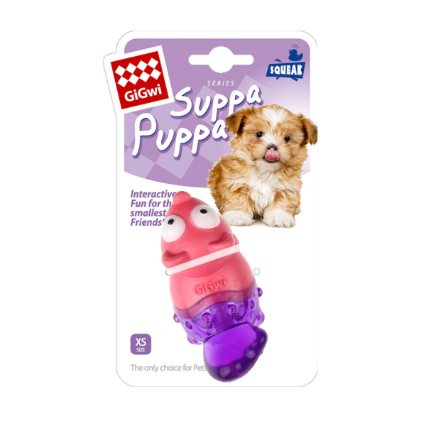 Gigwi Suppa Puppa Fox Pink/Purple With Squeaker