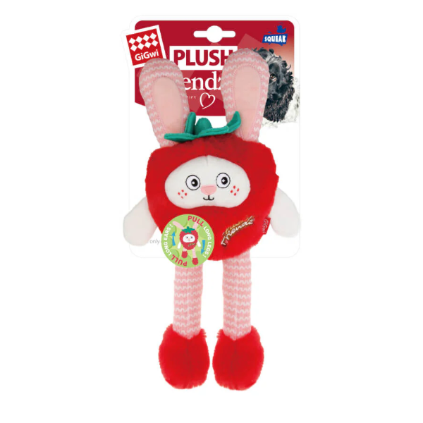 Gigwi Plush Friendz Strawberry Rabbit