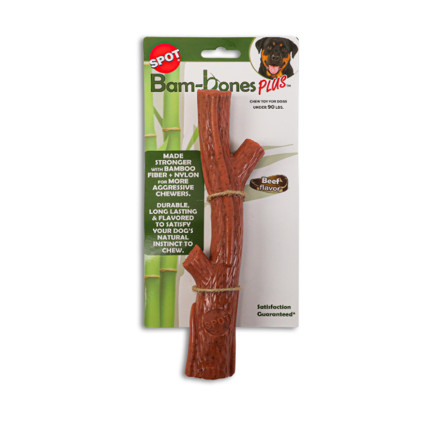 Juguete Bam-Bones Plus Rama Arbol Pequeña Sabor Carne Spot