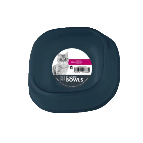 M-Pets Plato Plastico p/Gatos 200ml