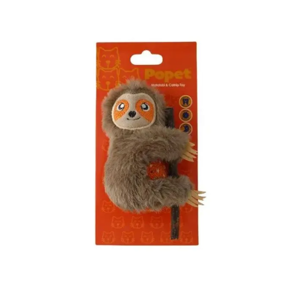 Popet Oso Perezoso con Matatabi & Catnip