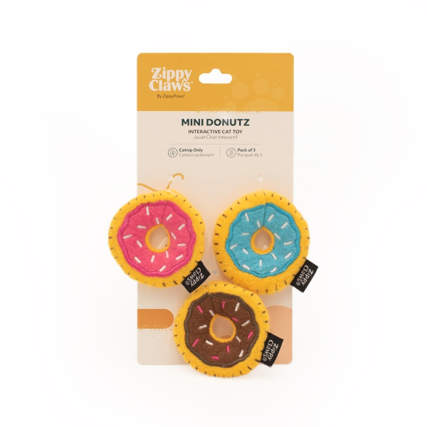 ZippyClaws -Mini Donutz 3-Pack