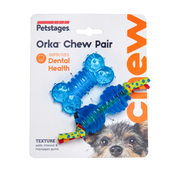 Outward Hound Oka Chew Pair Blue Small