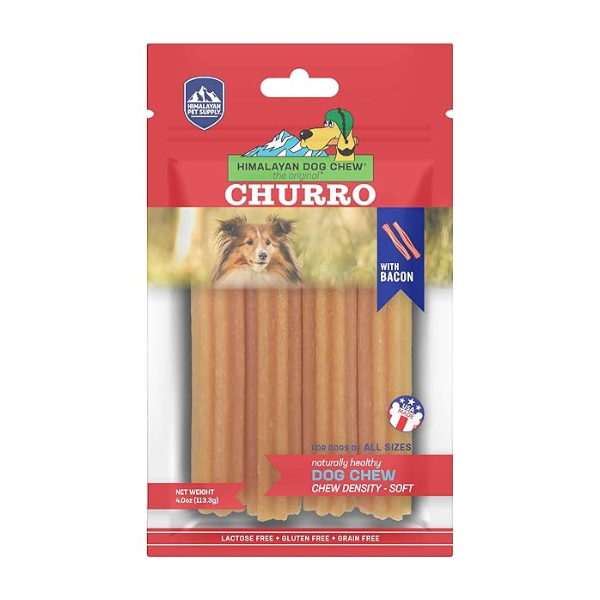 Himalayan Dog Chew LLC Yaky Churro - Bacon 113.3g