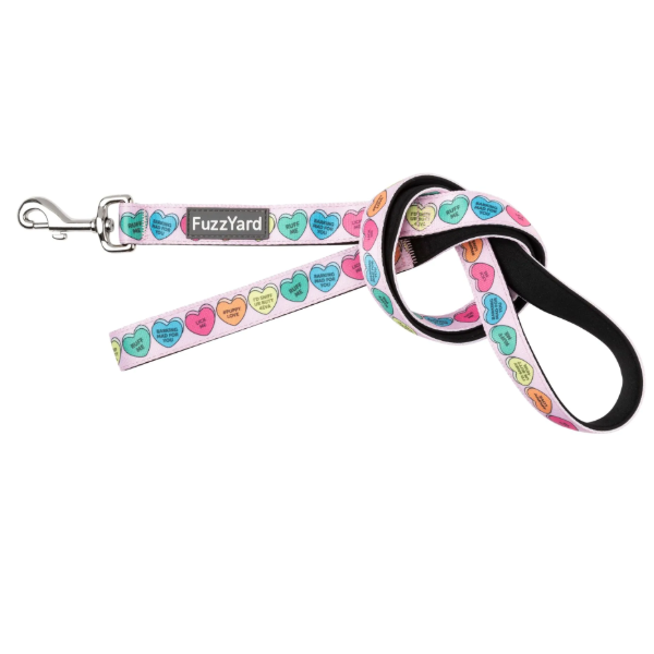 FuzzYard Dog Lead - Candy Hearts