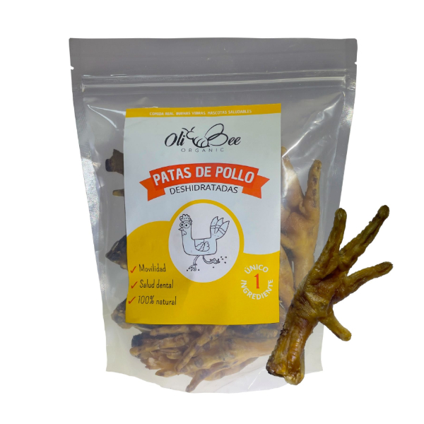 Oli Bee Patas De Pollo Deshidratadas 25 Unds