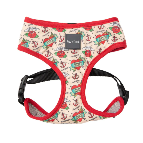 FuzzYard Harness - Ink’d Up - Medium