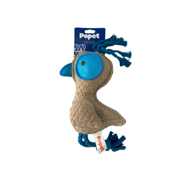 Popet Pájaro Fibra de Lino Peluche