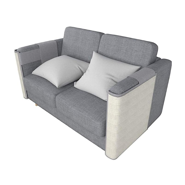 Philozoo Rascador Protector de Sillon Gris Claro - Lado Izquierdo